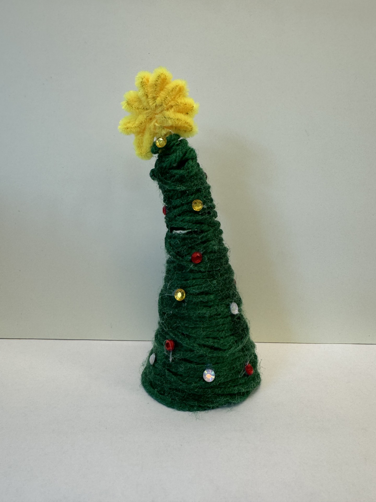 Wrapped Yarn Christmas Tree